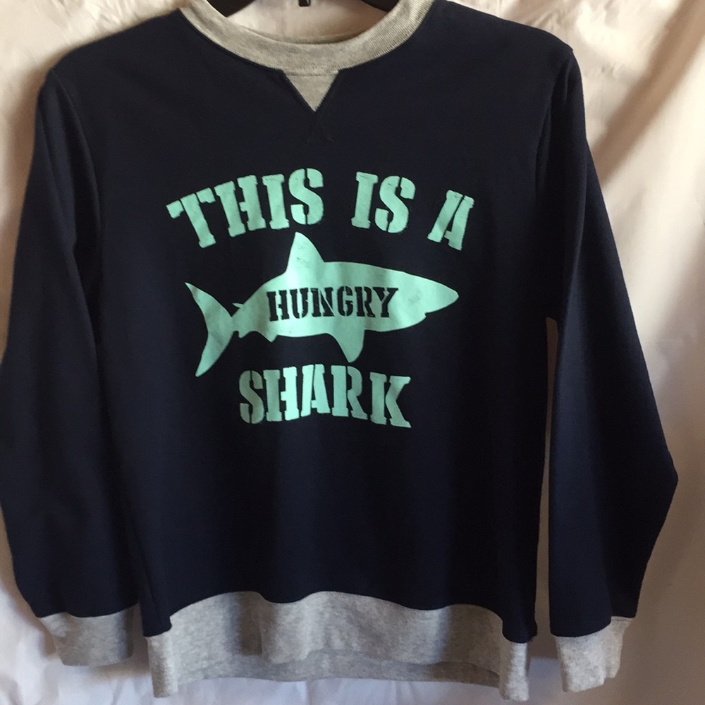 Boys Basic Editions Shark Sweater